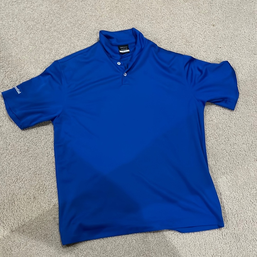 Blue Nike Golf Shirt, Large